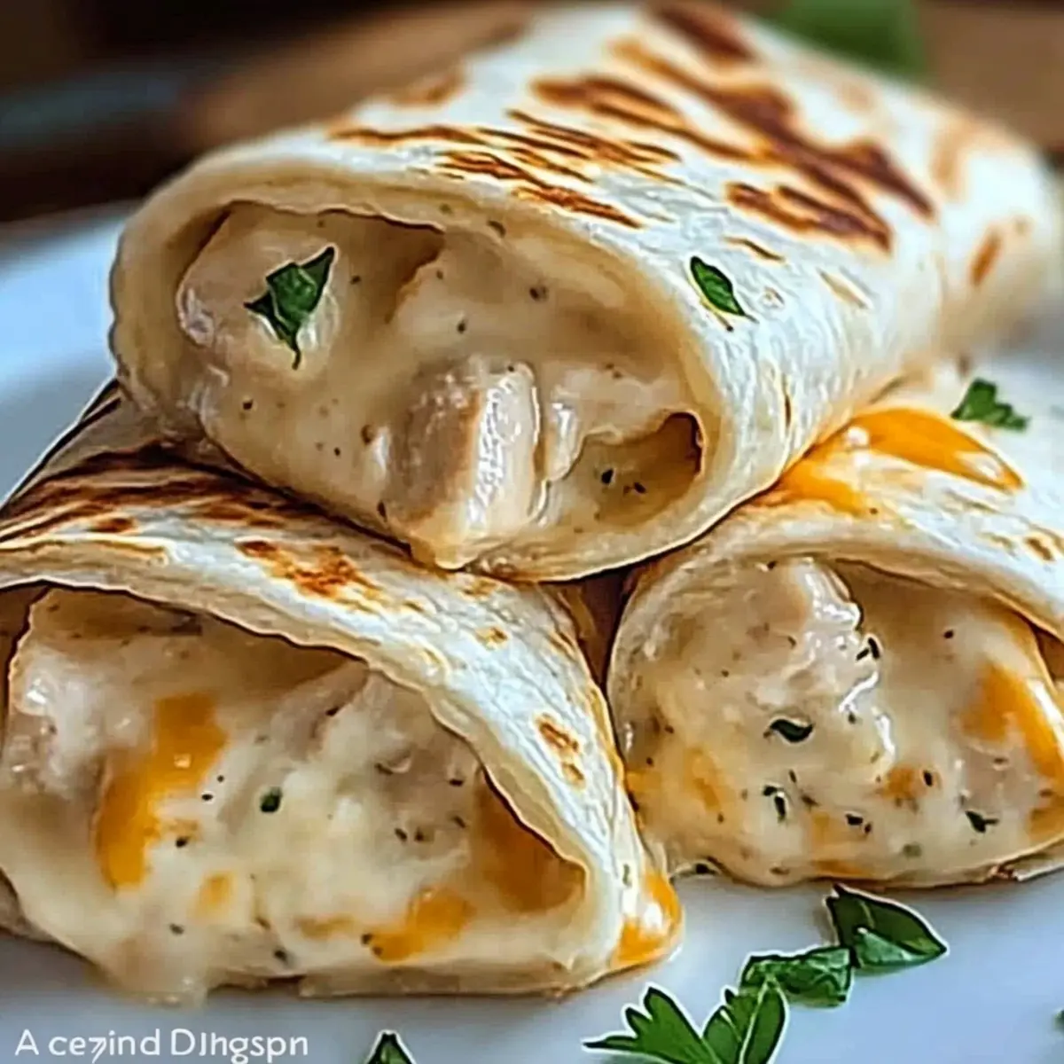 Quick Cheesy Chicken Wrap