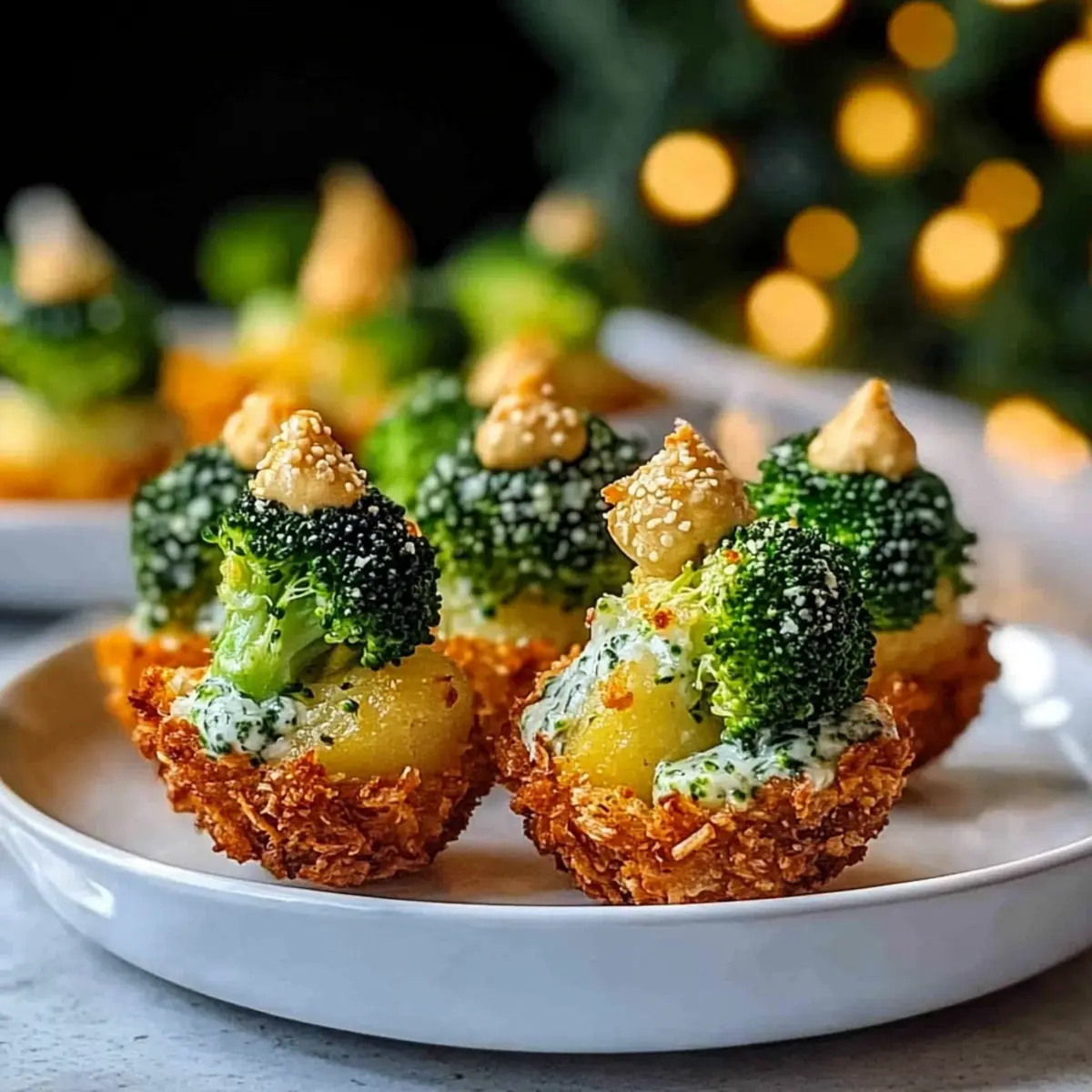 Crispy Broccoli and Potato Bite
