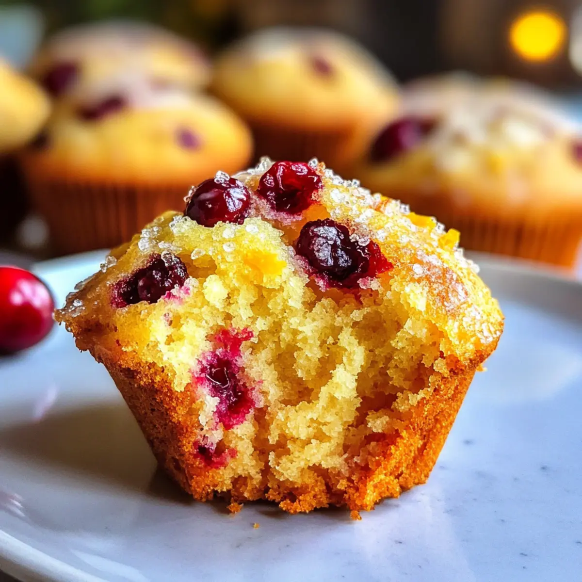 Citrus Orange Cranberry Muffins