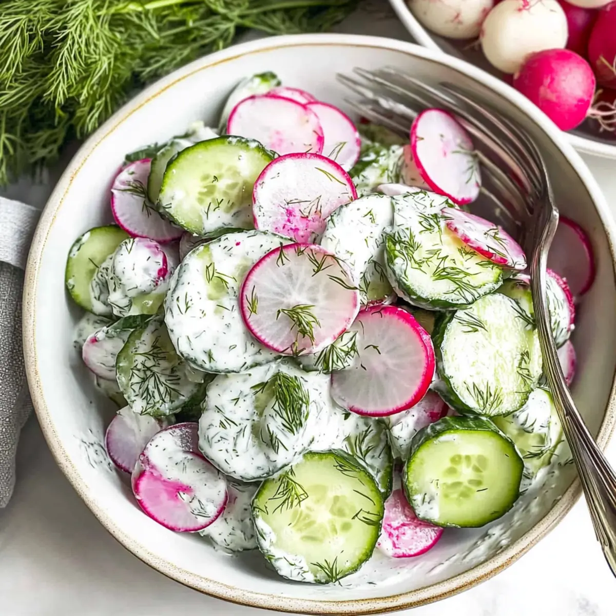 Cucumber Radish Salad