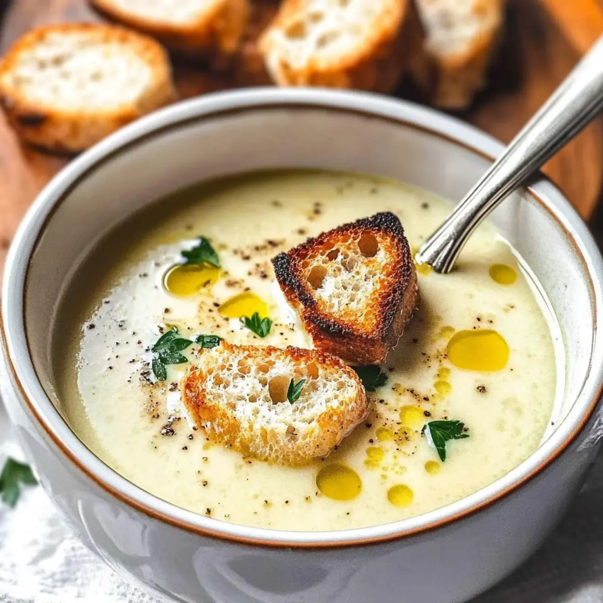 Country French Garlic Soup