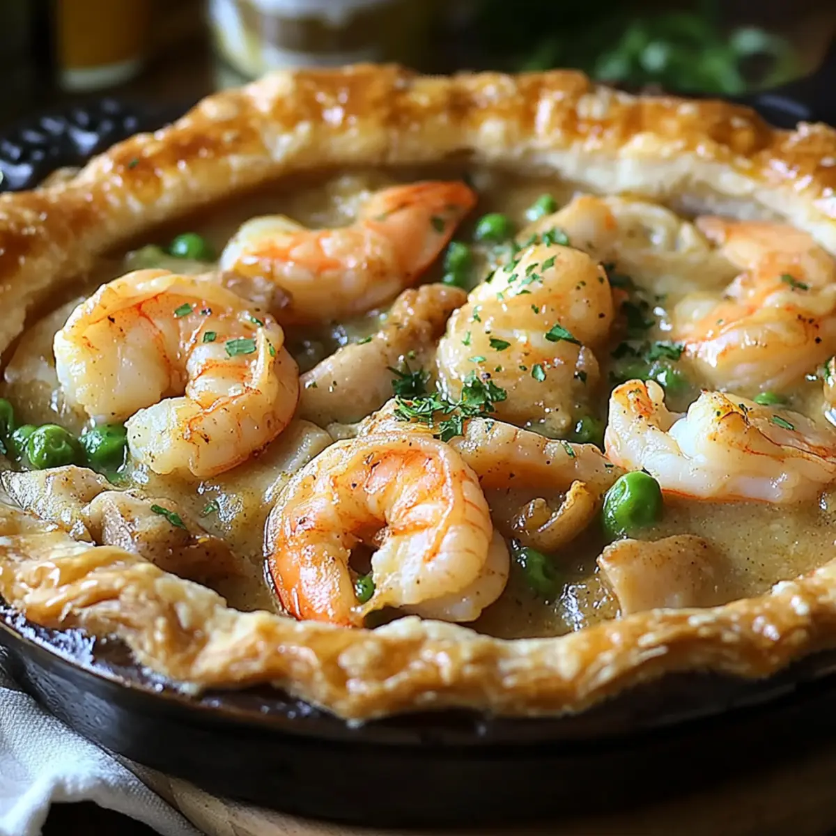 Cajun Seafood Pot Pie