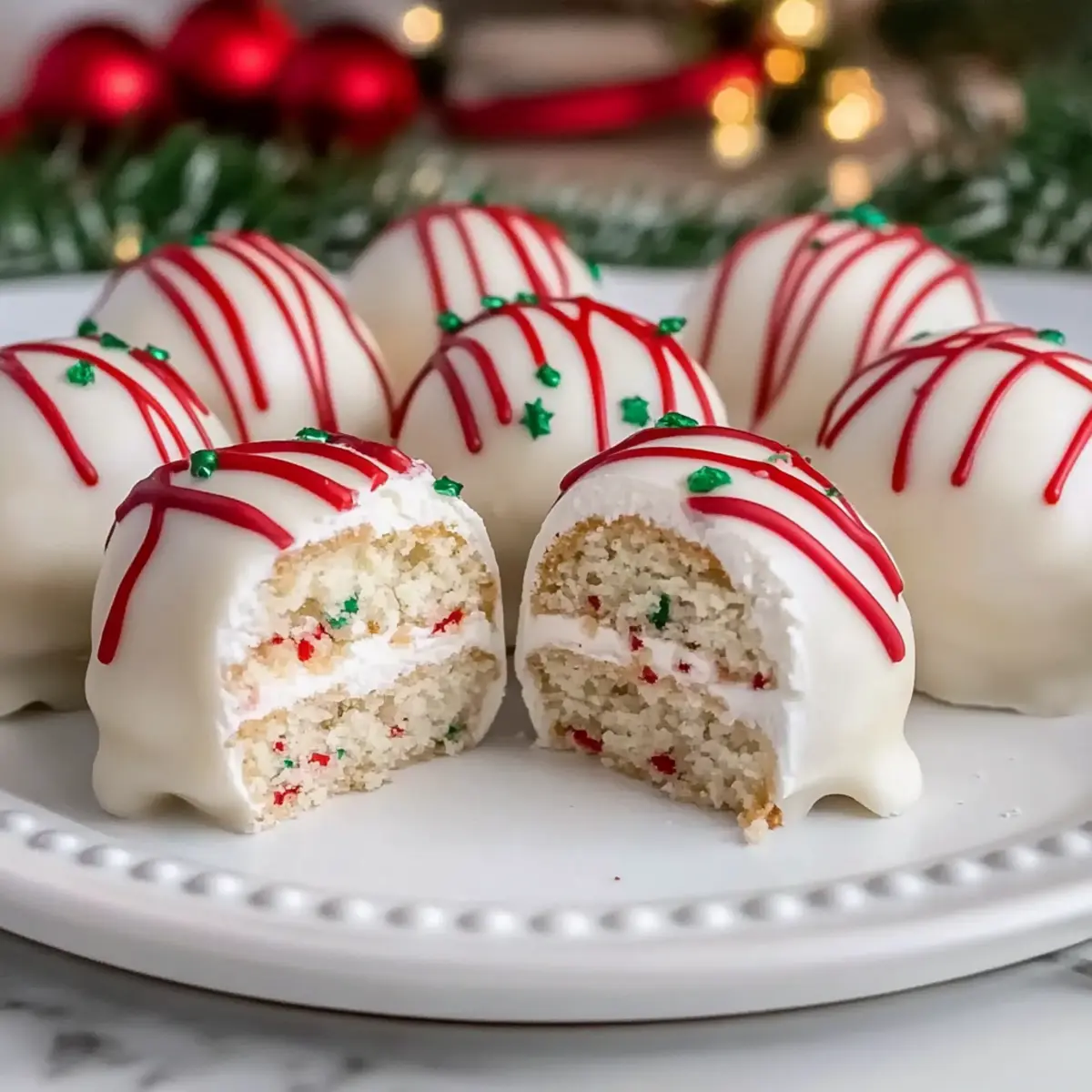 Little Debbie Christmas Tree Cake Truffles