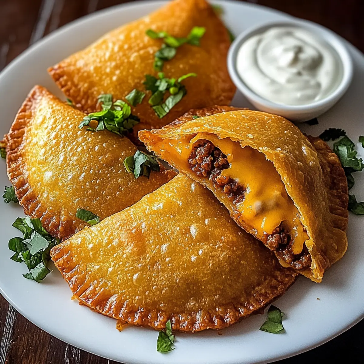 Spicy Crispy Mexican Taco Pockets