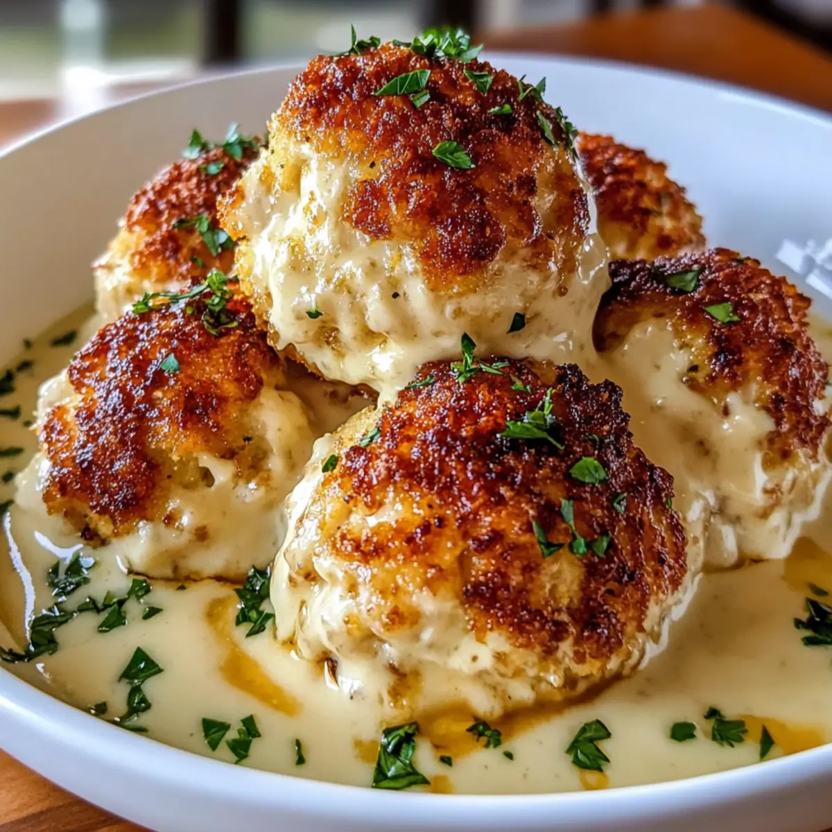 Parmesan Cloud Chicken Bombs