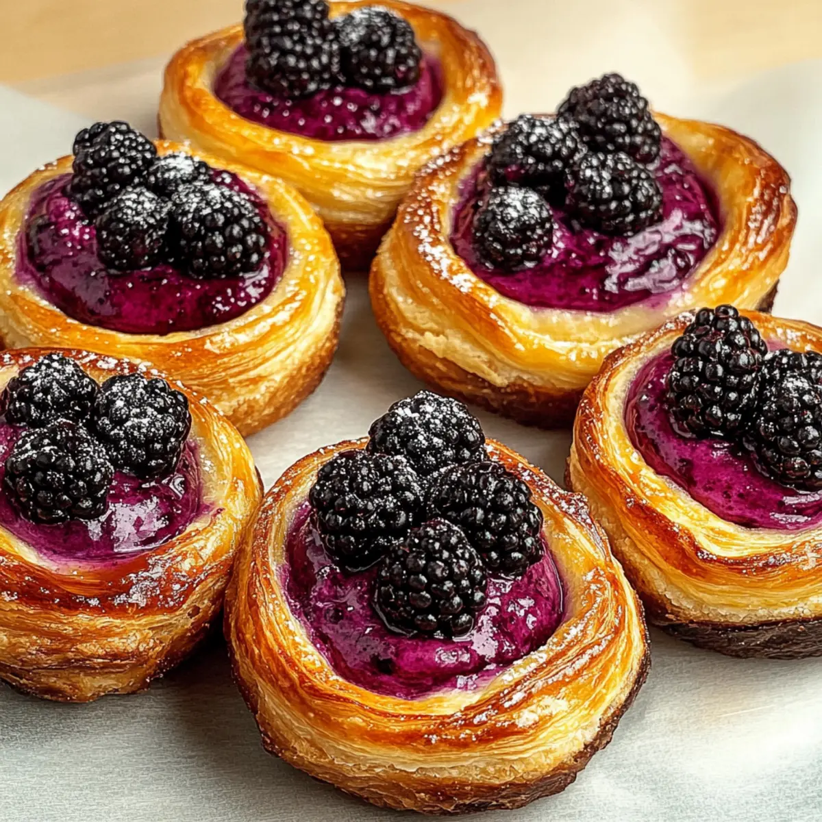Blackberry Cream Cheese Danish