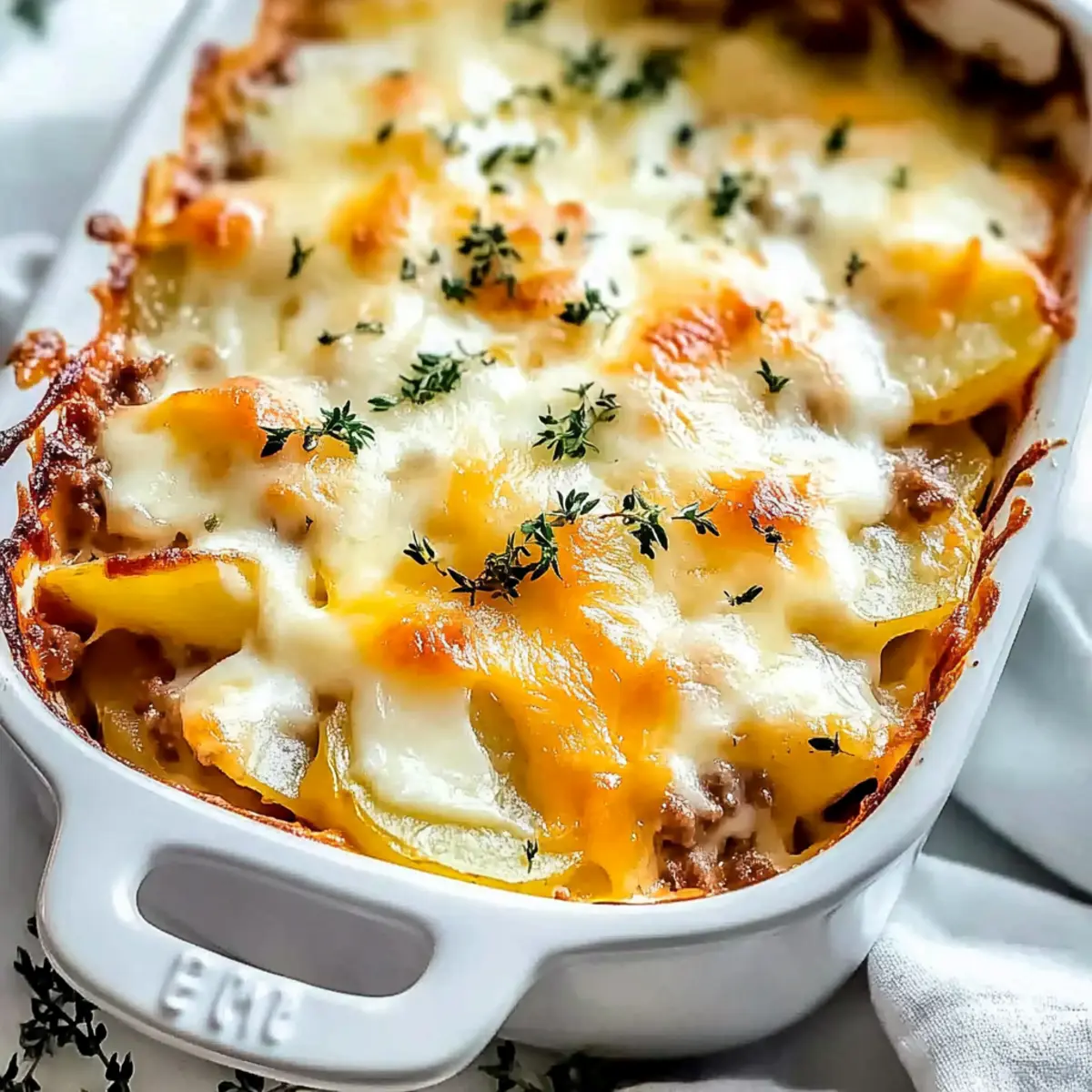 Ground Pork and Potato Casserole