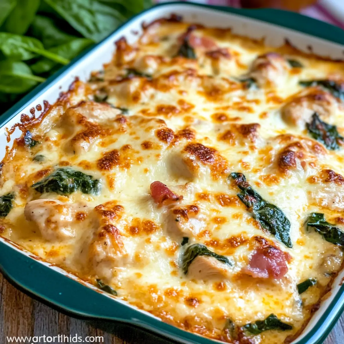 Keto Chicken Cheese Bake