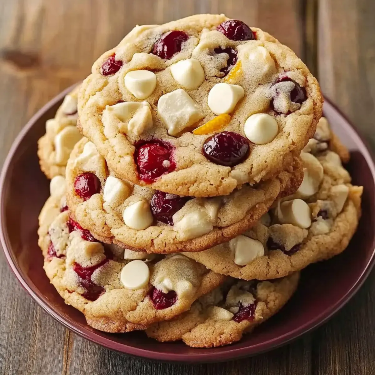 White Chocolate Cranberry Cookies