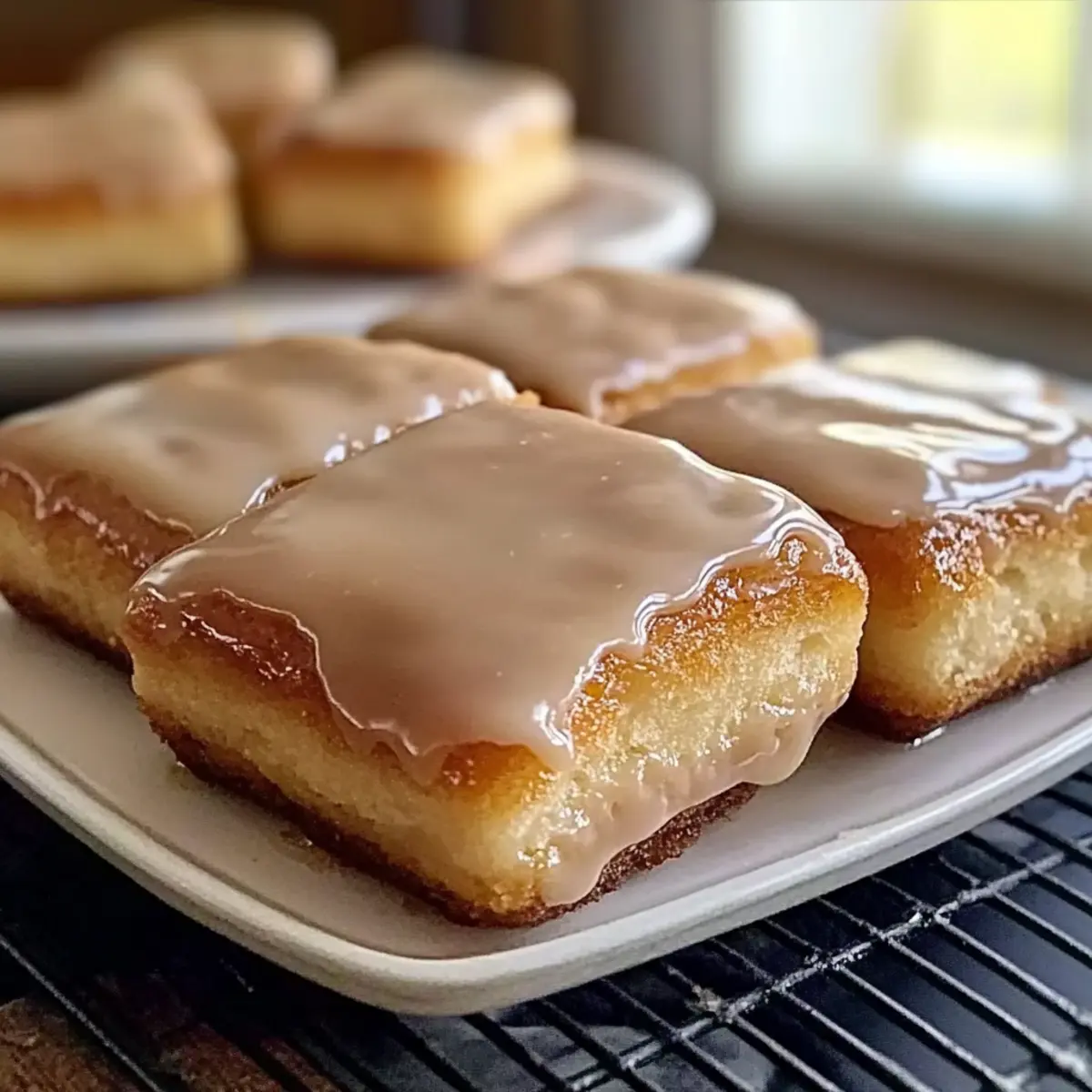 Maple Donut Bars