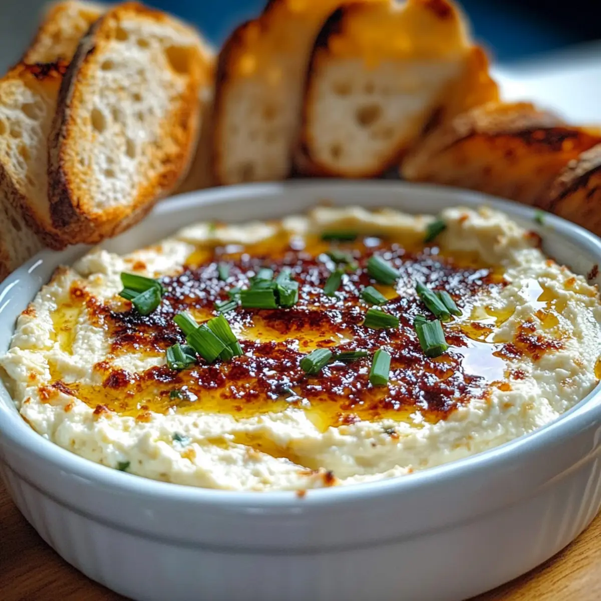 Hot Honey Ricotta Dip