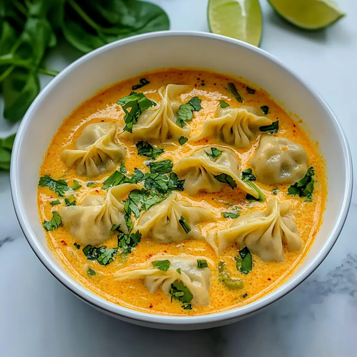 Curry Dumpling Soup