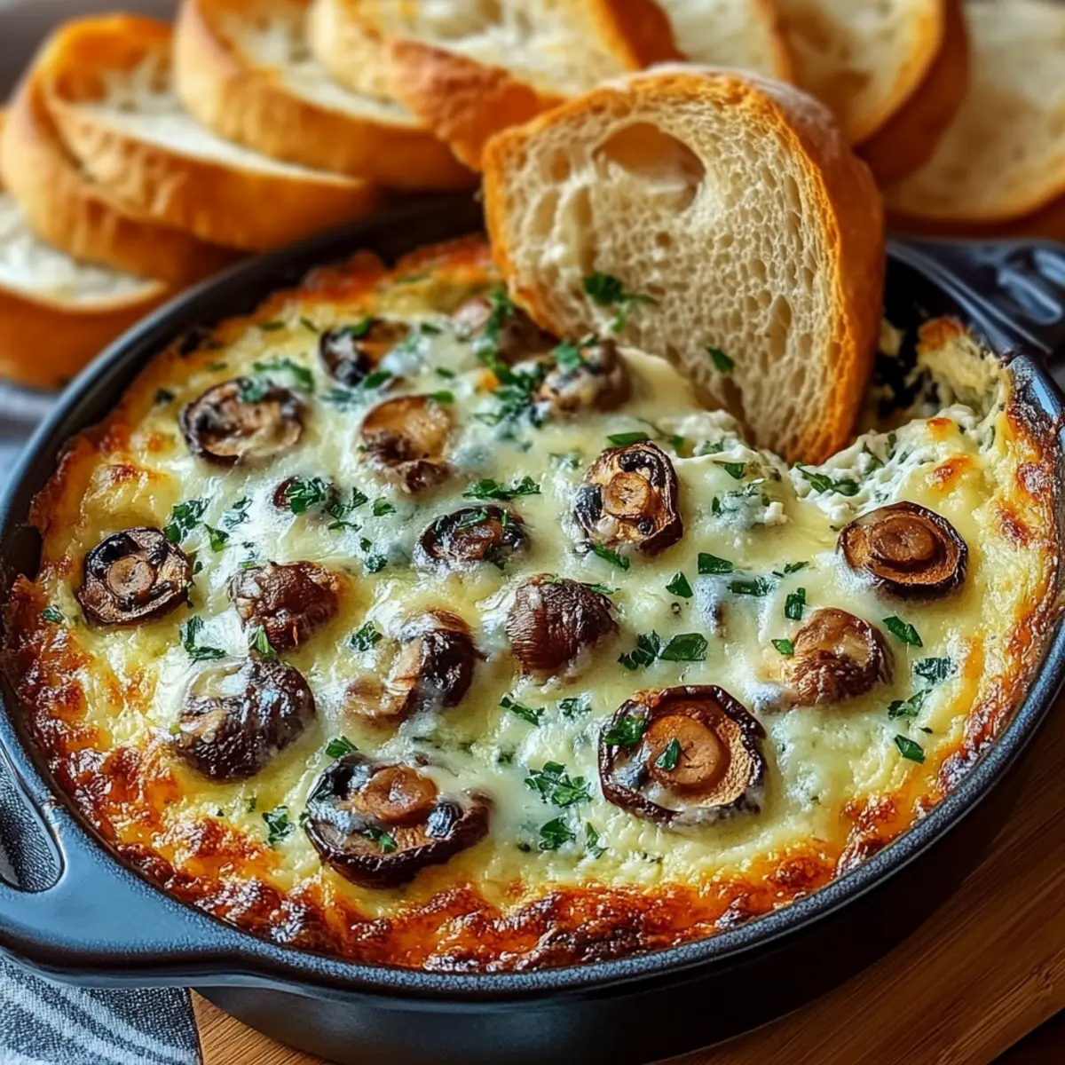 Stuffed Mushroom Dip