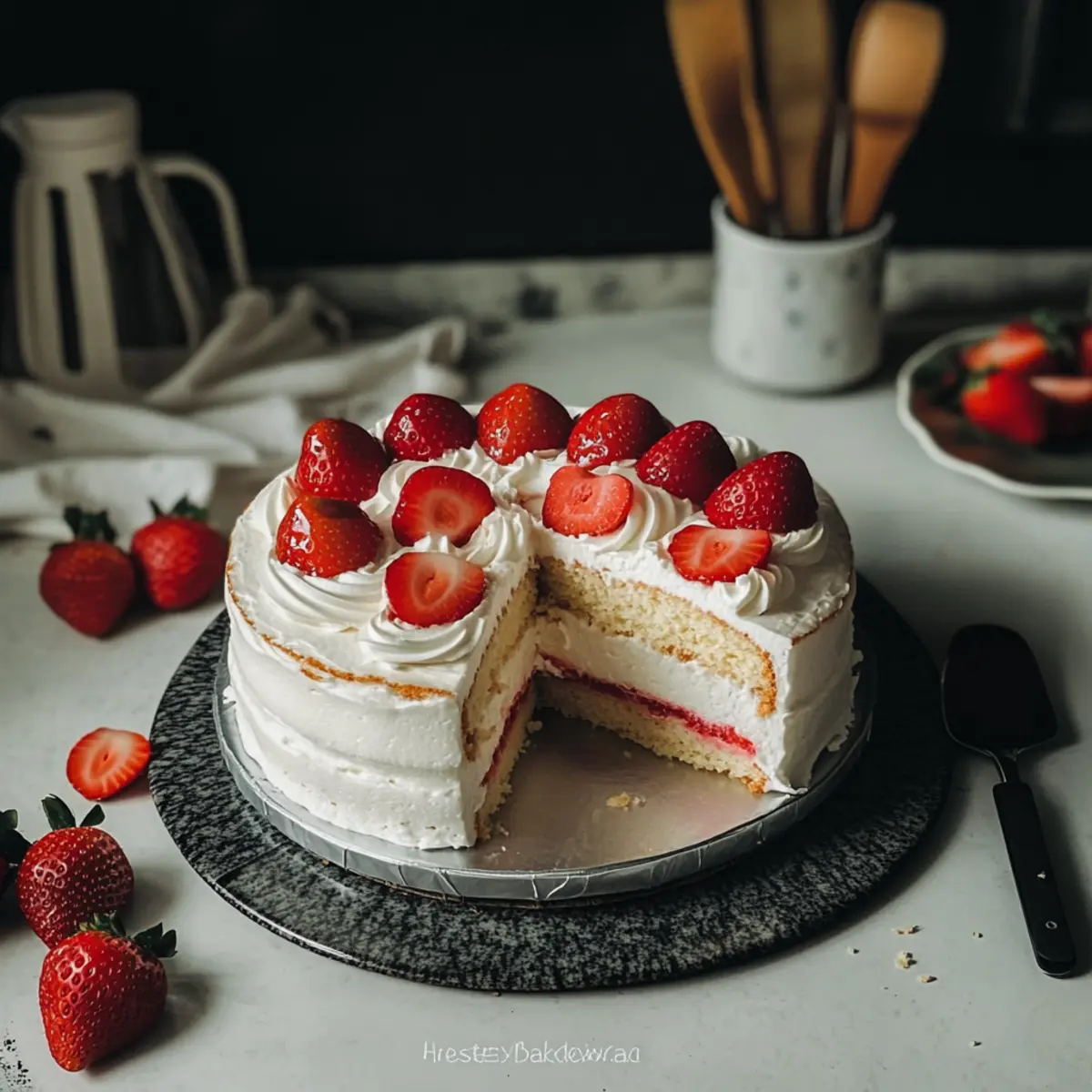 Japanese Strawberry Cake