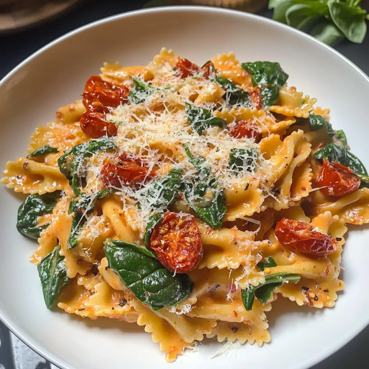 Creamy Tuscan Slow Roasted Tomato Pasta
