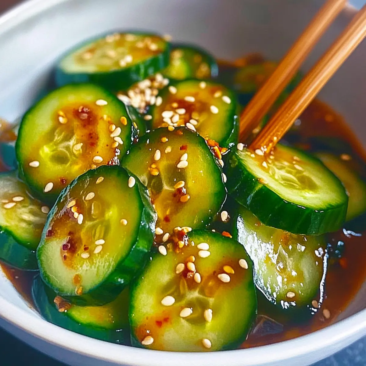 Easy Asian Cucumber Salad