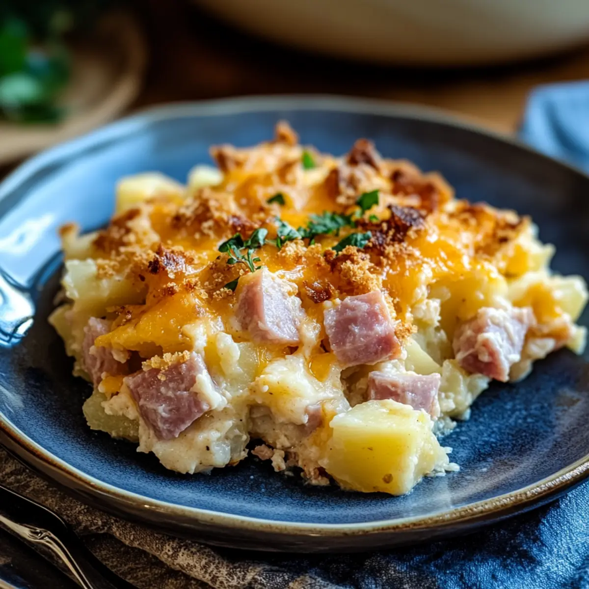 Crockpot Ham And Potato Casserole