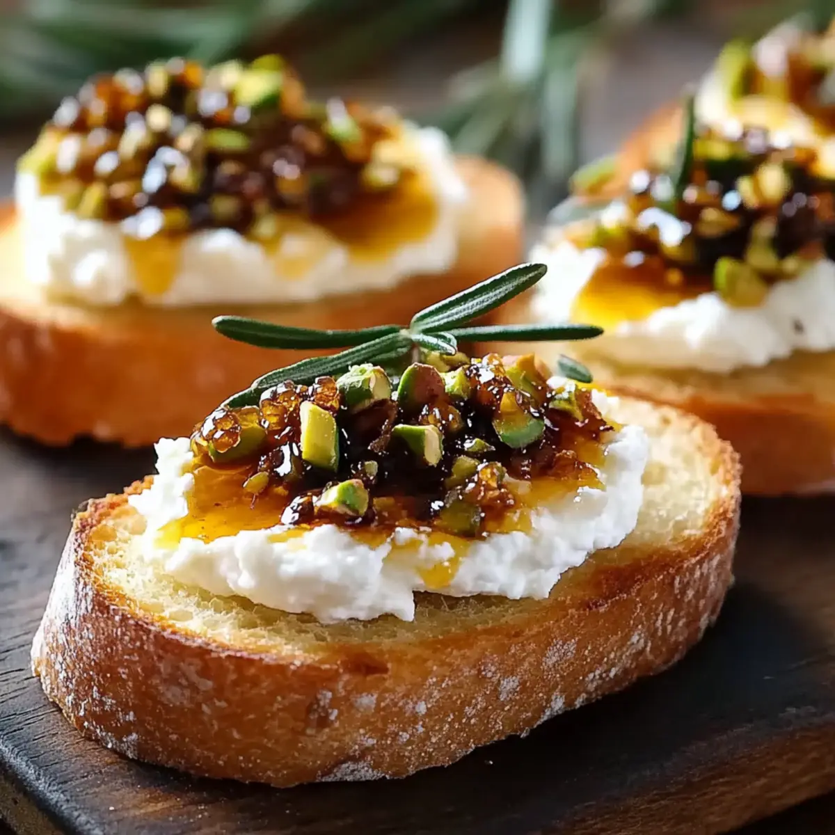 Whipped Feta Crostini with Hot Honey Recipe