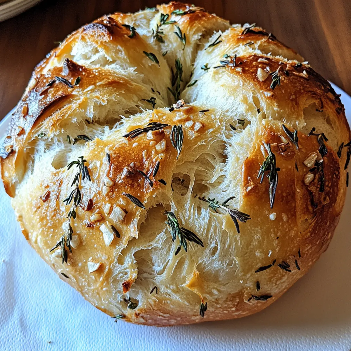 Garlic Herb Braided Bread
