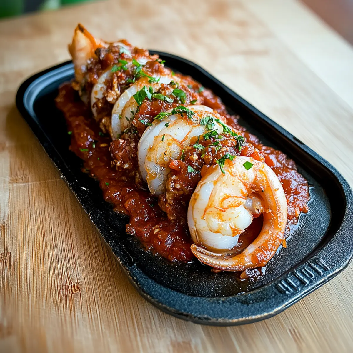 Shrimp Stuffed Squid