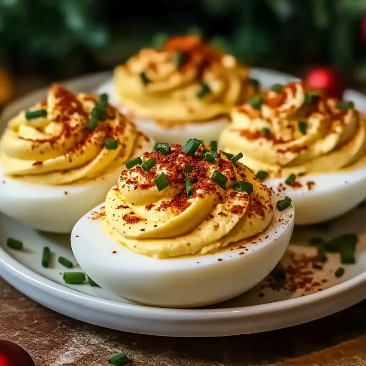 Christmas Deviled Eggs