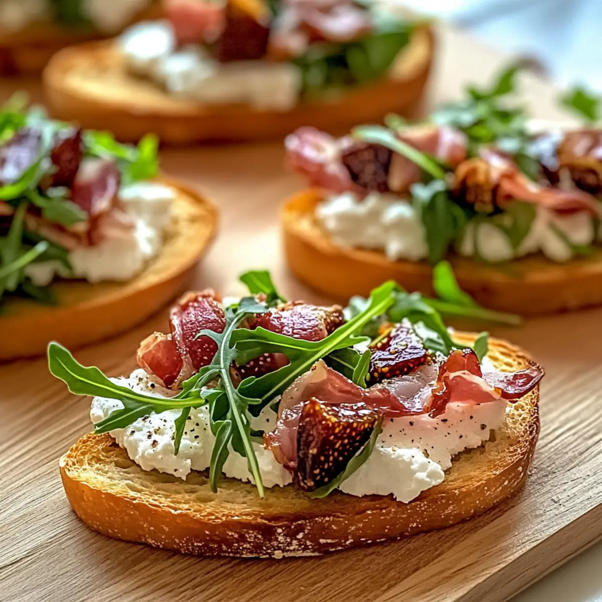 Fig-Jam & Prosciutto Crostini