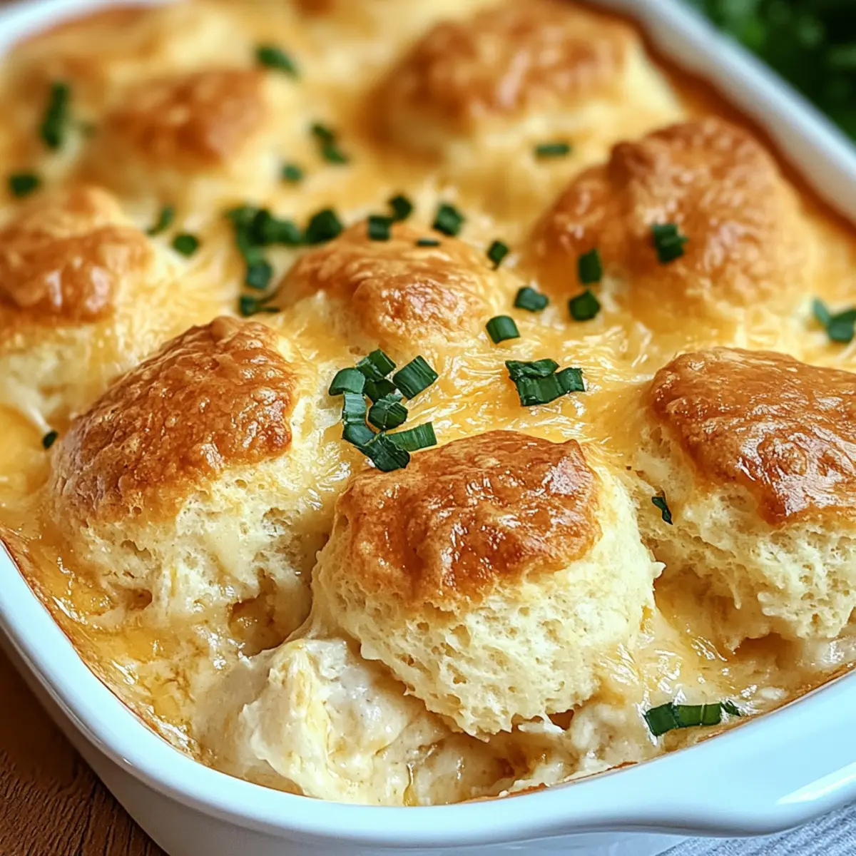Cheddar Bay Chicken Cobbler