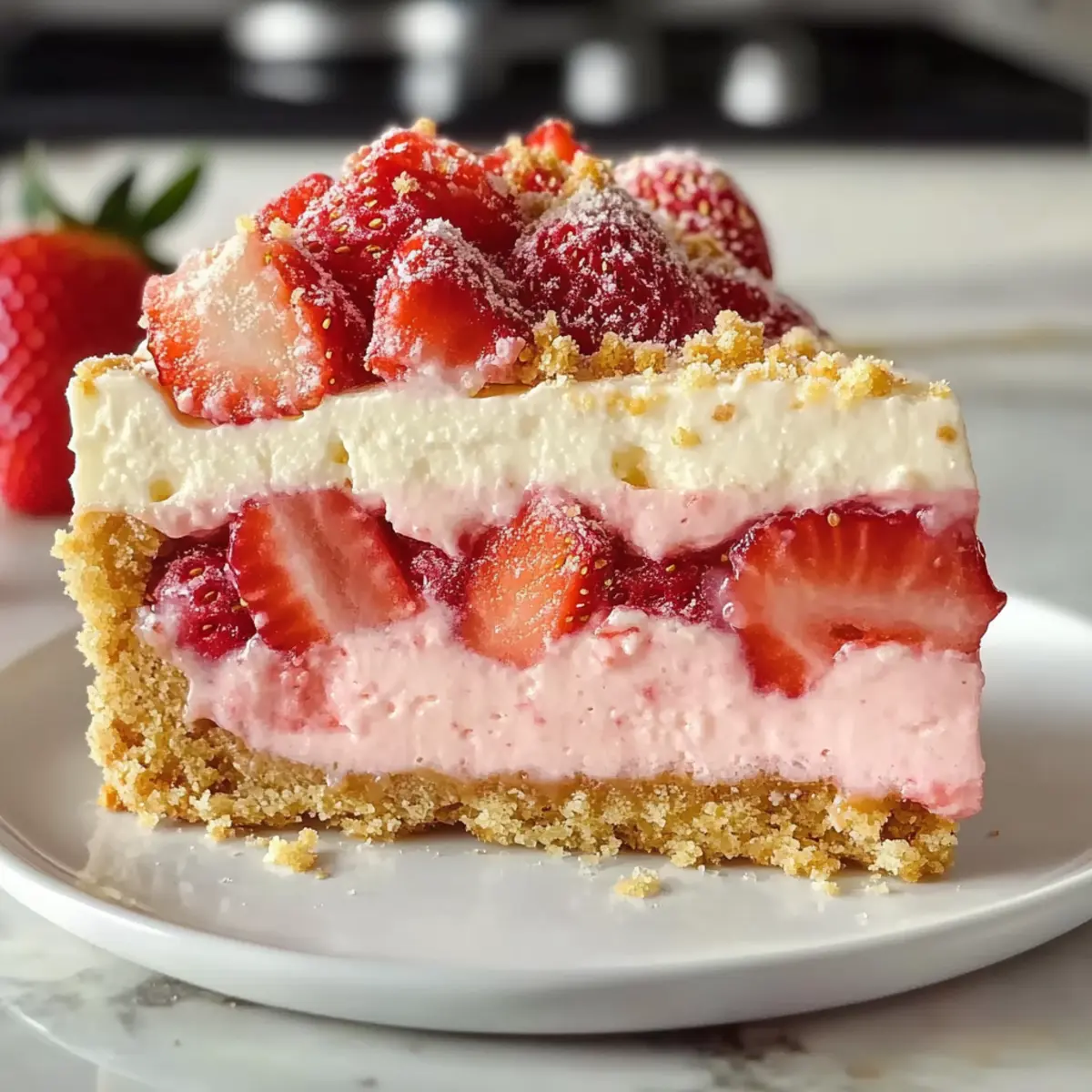 Strawberry Shortcake Cheesecake