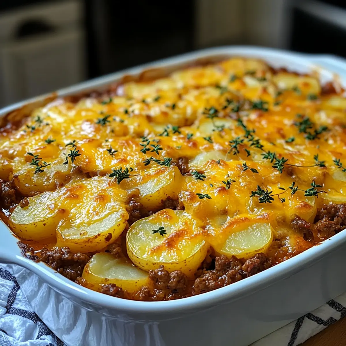 Hamburger Potato Casserole
