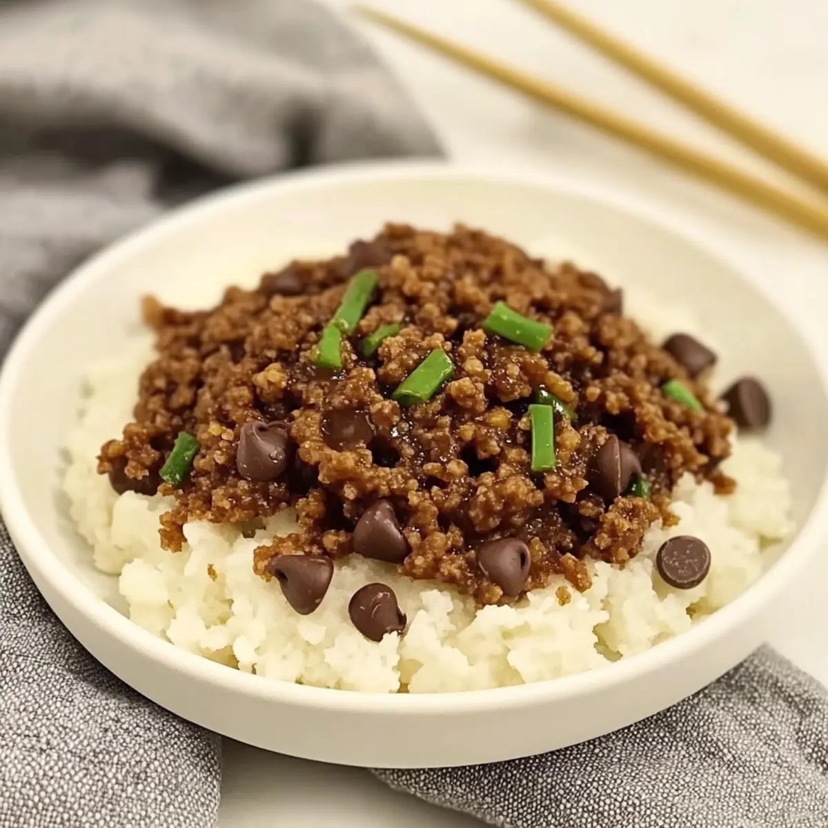 Korean Ground Beef Bowl