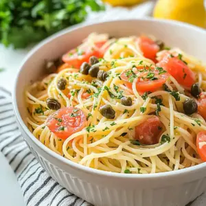 Lemon Capellini Salad