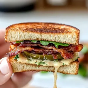 Crunchy Fried Green Tomato BLT Sandwich