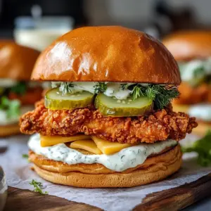 Crispy Dill Chicken Sandwich Recipe