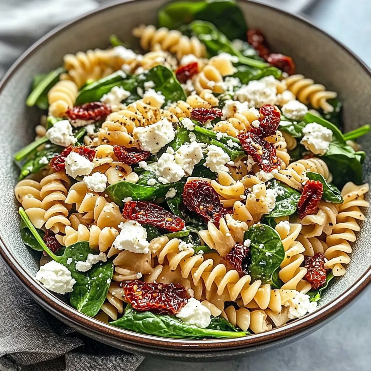 Spinach Pasta Salad