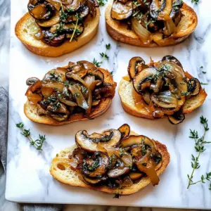 Mushroom Crostini