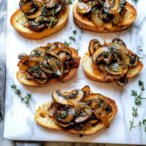 Mushroom Crostini