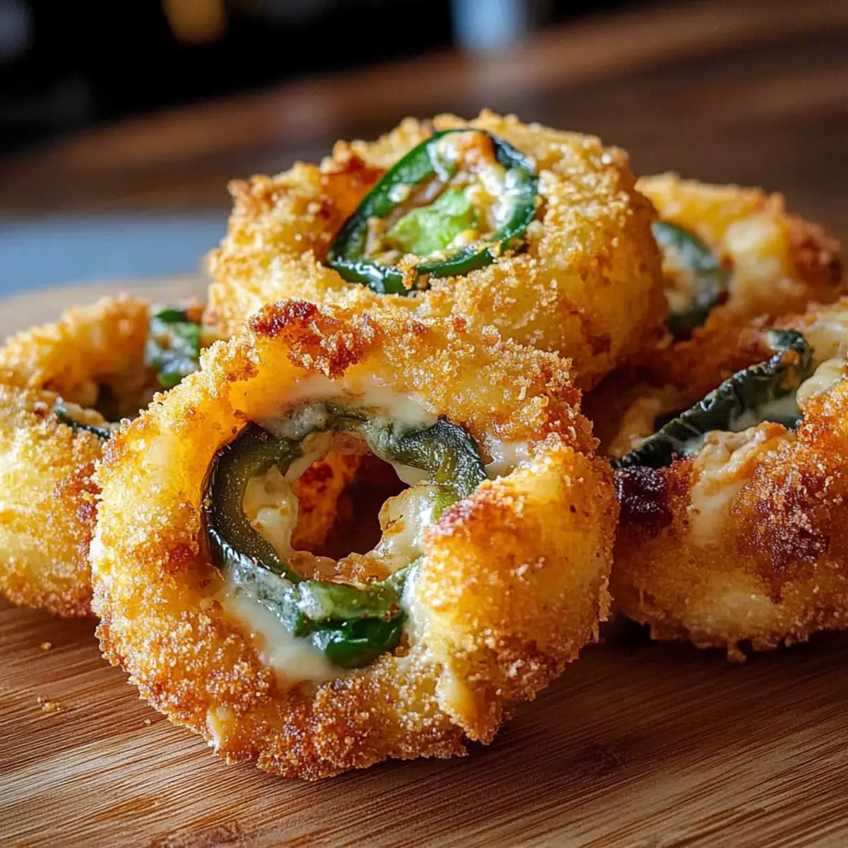Jalapeño Popper Stuffed Onion Rings