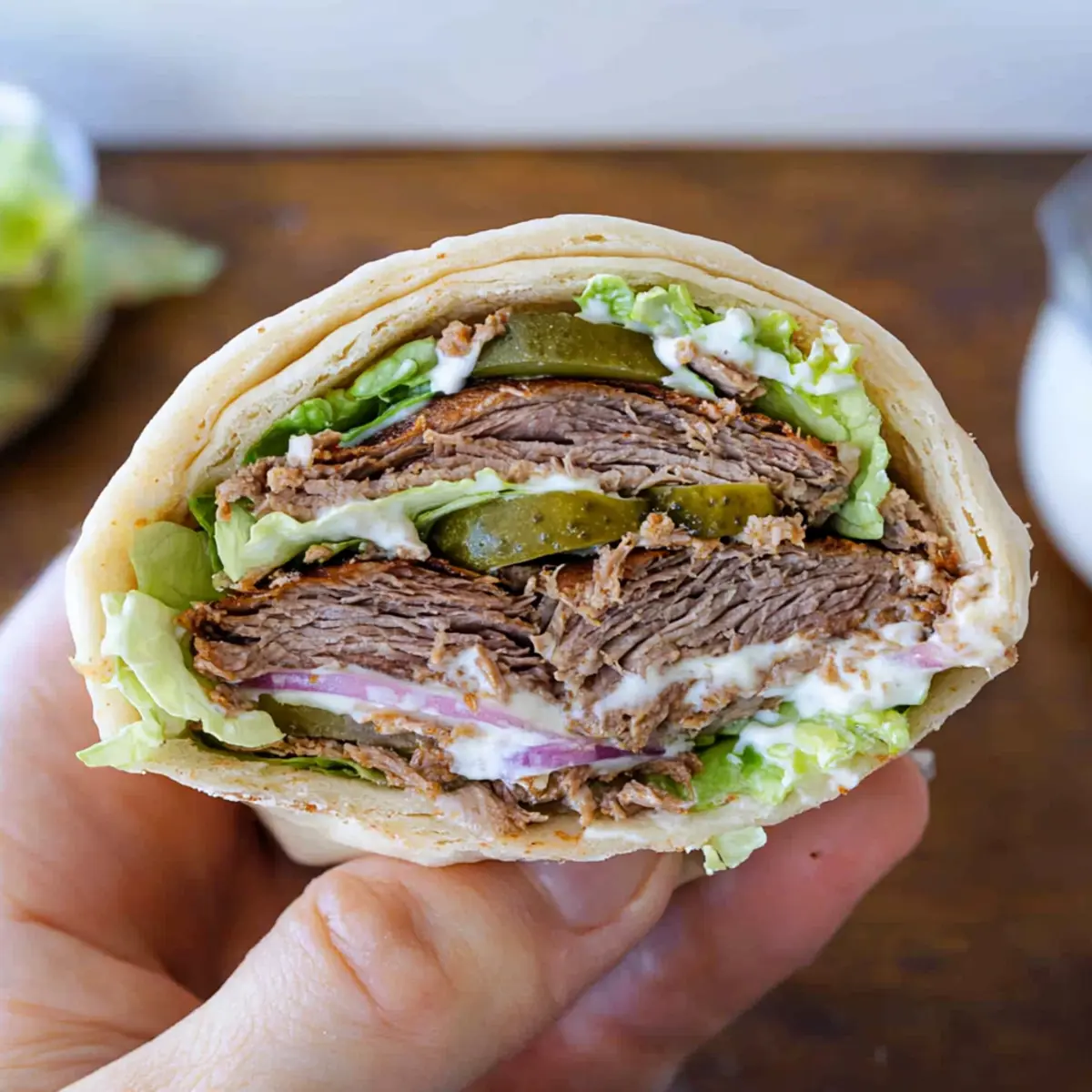 Homemade Doner Kebab