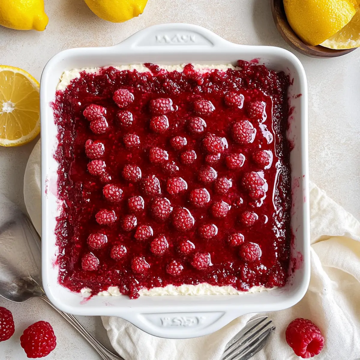 Fresh Raspberry Tiramisu
