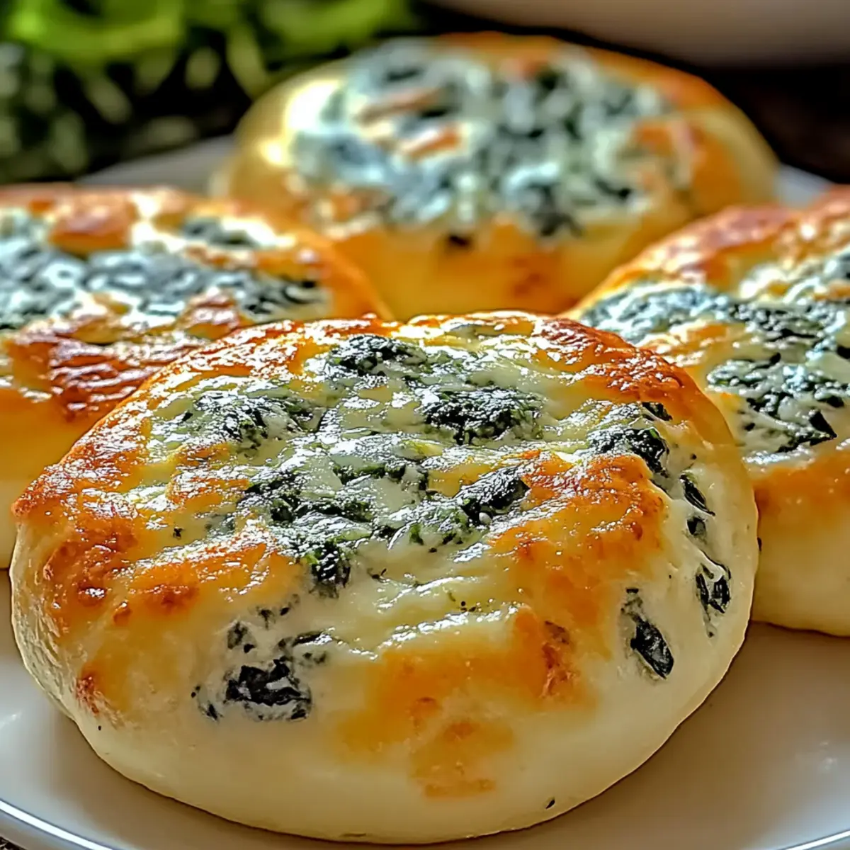 Easy Spinach Cottage Cheese Flagels