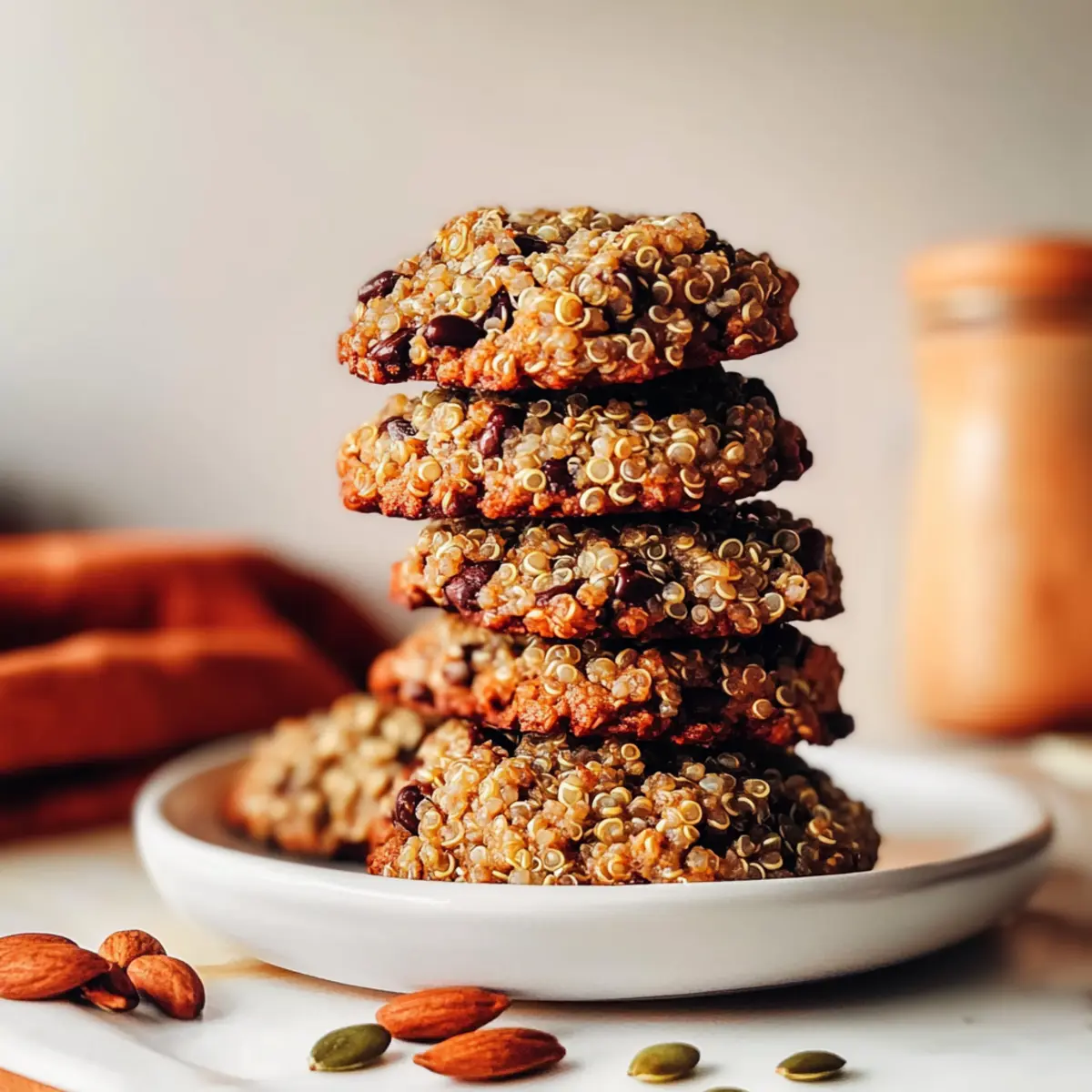 Seedy Quinoa Breakfast Cookies