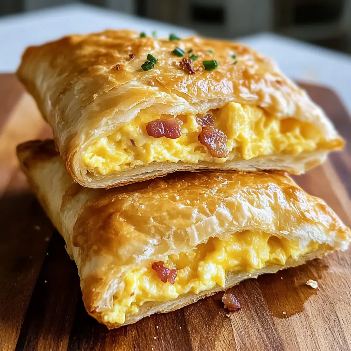 Sourdough Discard Breakfast Pockets