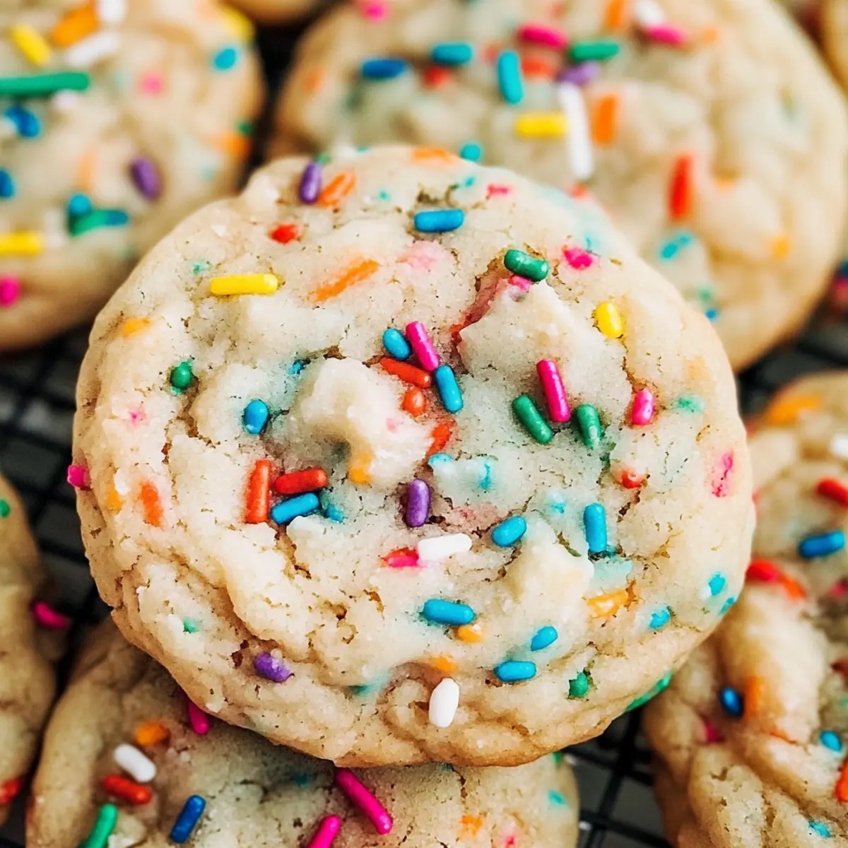 Soft Funfetti Cookies