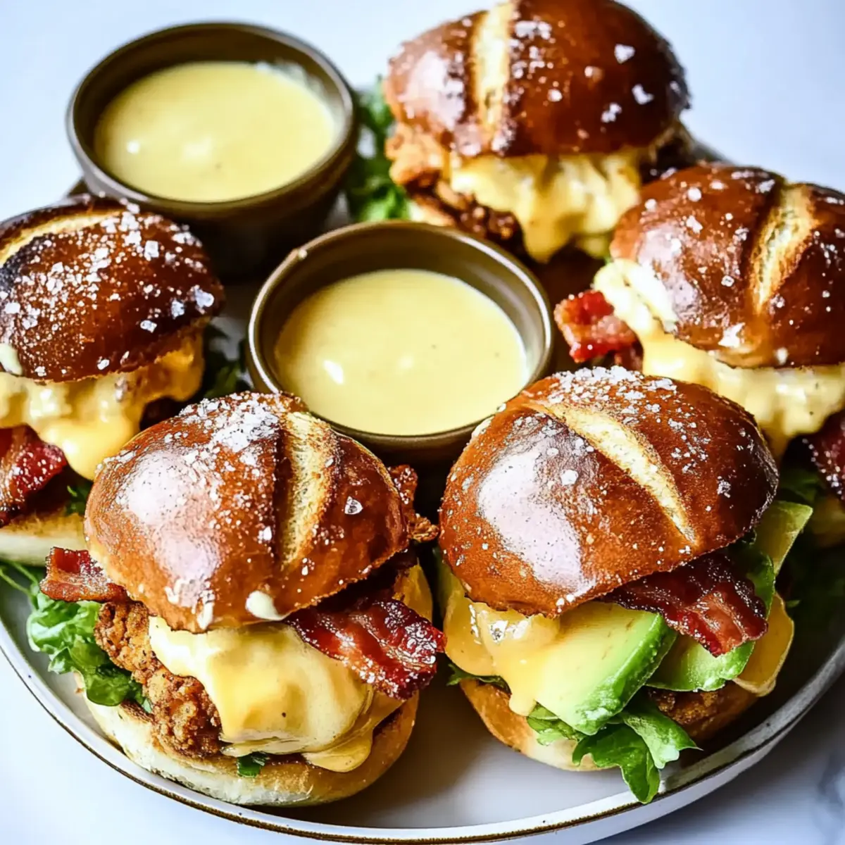 Honey Mustard BLT Chicken Sliders