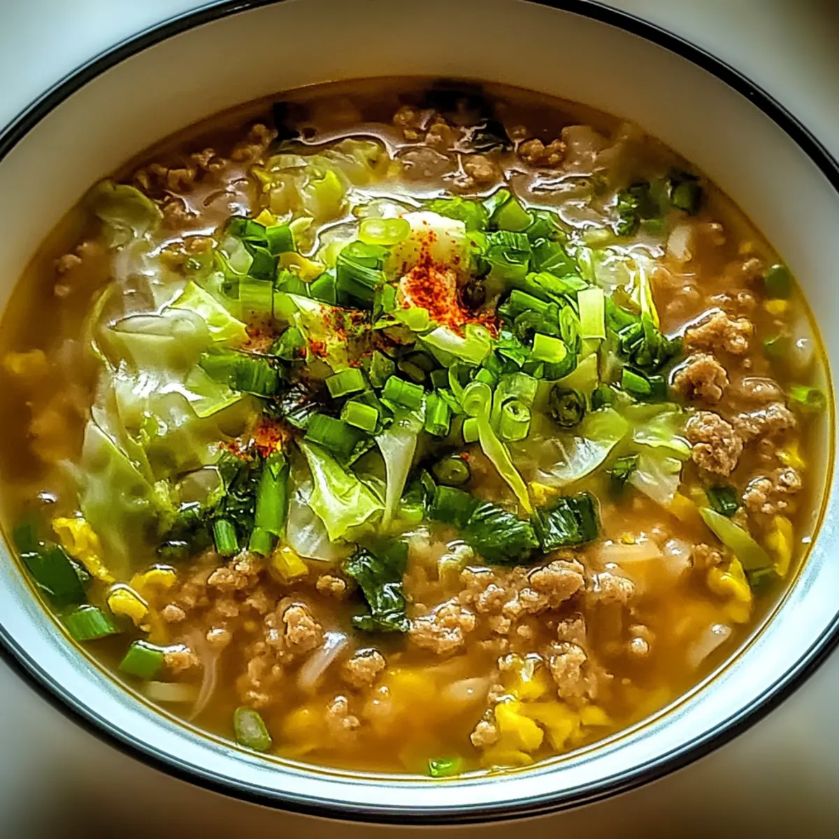One-Pot Egg Roll Soup