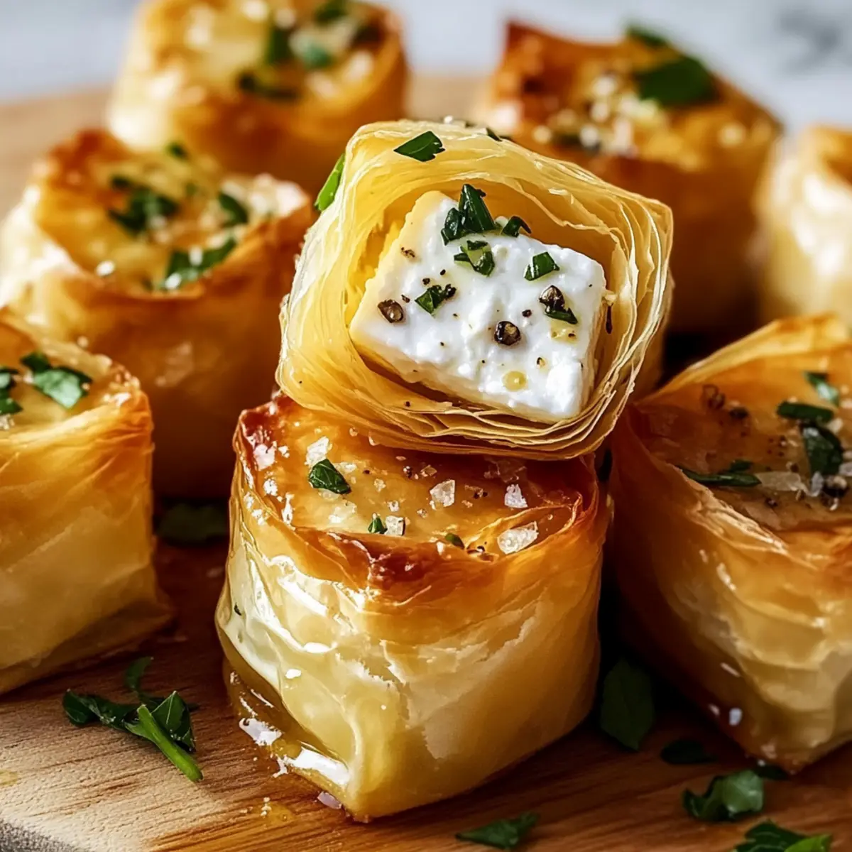 Mini Phyllo Feta Bites