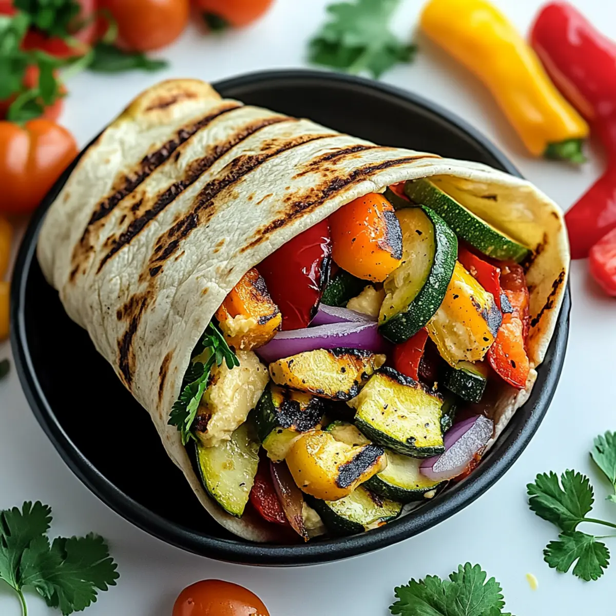 Grilled Veggie Wraps