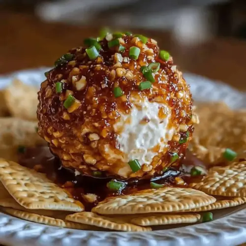 Sweet and Spicy Pepper Jelly Cheeseball