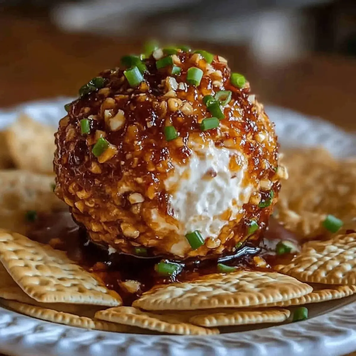 Sweet and Spicy Pepper Jelly Cheeseball