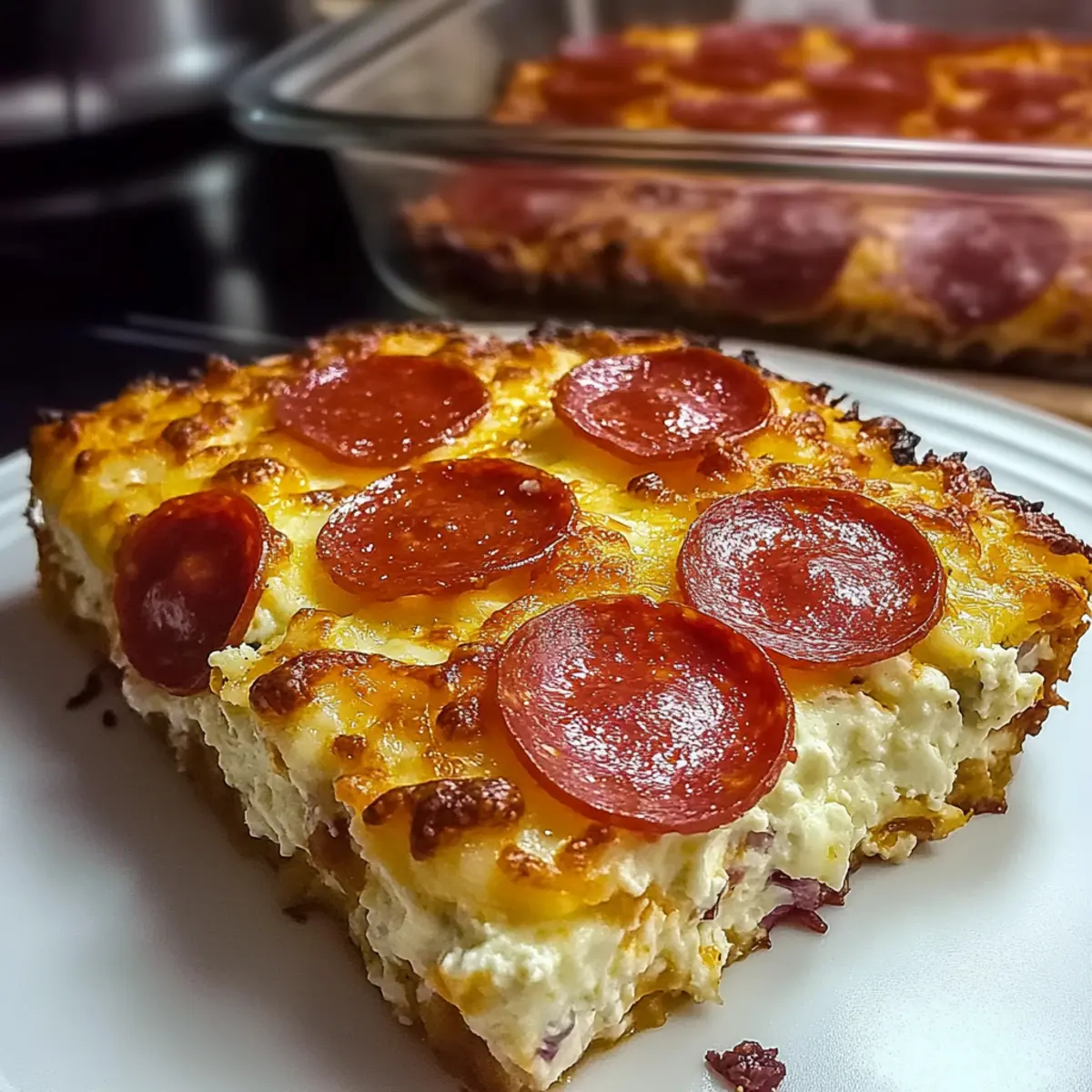 Pizza Style Cottage Cheese Bake
